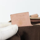 GUCCI GG Supreme Sherry Line Boston Bag PVC Beige Gold 189895 Auth 178843-12