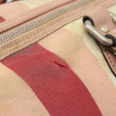 GUCCI GG Supreme Sherry Line Boston Bag PVC Beige Gold 189895 Auth 178843-7
