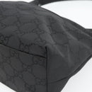 GUCCI GG Canvas Umhängetasche Nylon Schwarz Silber 01 3386 Auth 178845-10