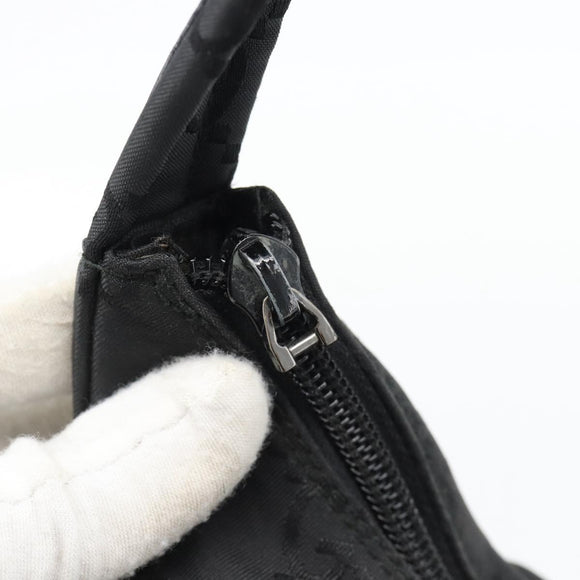 GUCCI GG Canvas Umhängetasche Nylon Schwarz Silber 01 3386 Auth 178845