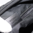 GUCCI GG Canvas Umhängetasche Nylon Schwarz Silber 01 3386 Auth 178845-22