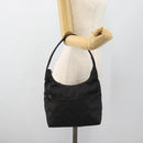 GUCCI GG Canvas Umhängetasche Nylon Schwarz Silber 01 3386 Auth 178845-23