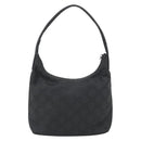 GUCCI GG Canvas Umhängetasche Nylon Schwarz Silber 01 3386 Auth 178845-3
