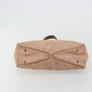 GUCCI GG Canvas Tote Tas Roze Zilver 113019 Auth 178848-9