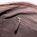 GUCCI GG Canvas Web Sherry Line Handtas Beige Zilver Auth 178849-20