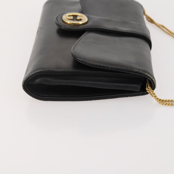 GUCCI GG Canvas GG Supreme Tas PVC Leer Nylon 3-delig Marineblauw Auth 178850
