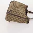 GUCCI GG Canvas Tote Bag 4 Delige Set Marineblauw Beige Auth 178851-10