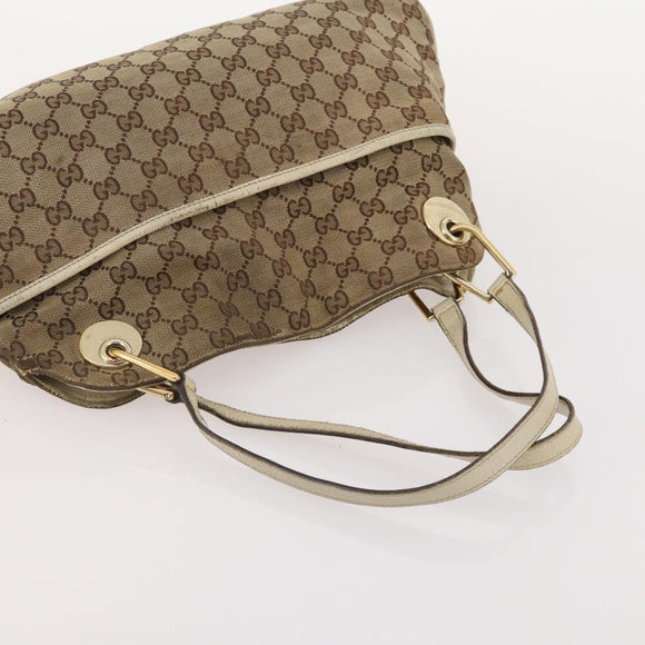 GUCCI GG Canvas Tote Bag 4 Delige Set Marineblauw Beige Auth 178851