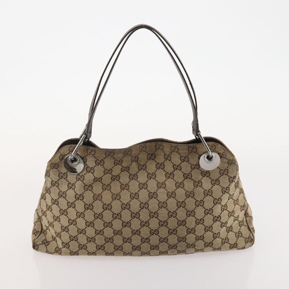GUCCI GG Canvas Tote Bag 4 Delige Set Marineblauw Beige Auth 178851