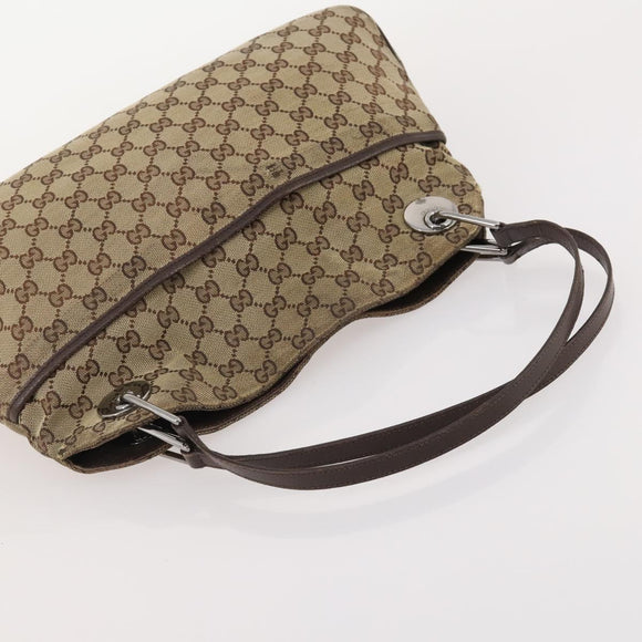 GUCCI GG Canvas Tote Bag 4 Delige Set Marineblauw Beige Auth 178851