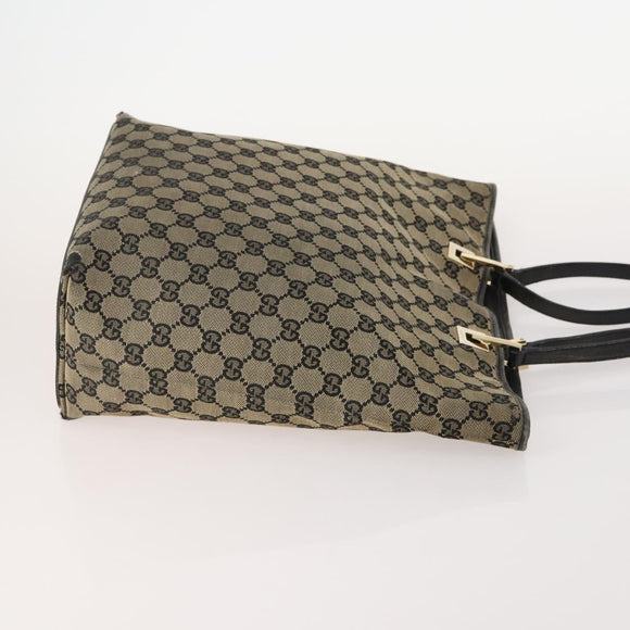 GUCCI GG Canvas Tote Bag 4 Delige Set Marineblauw Beige Auth 178851