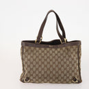 GUCCI GG Canvas Tote Bag 4 Delige Set Marineblauw Beige Auth 178851-8