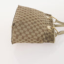 GUCCI GG Canvas Tote Bag 4 Set Beige Auth 178852-10