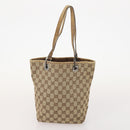 GUCCI GG Canvas Tote Bag 4 Set Beige Auth 178852-14