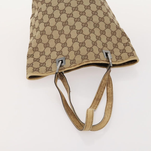 GUCCI GG Canvas Tote Bag 4 Set Beige Auth 178852