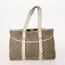 GUCCI GG Canvas Tote Bag 4 Set Beige Auth 178852-2