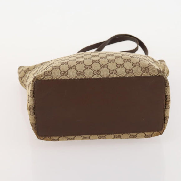 GUCCI GG Canvas Tote Bag 4 Set Beige Auth 178852