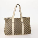 GUCCI GG Canvas Tote Bag 4 Set Beige Auth 178852-3