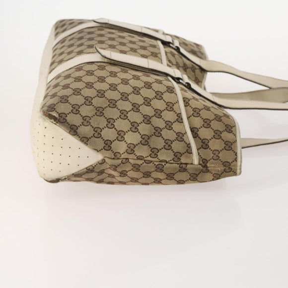GUCCI GG Canvas Tote Bag 4 Set Beige Auth 178852