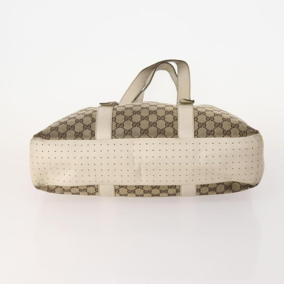 GUCCI GG Canvas Tote Bag 4 Set Beige Auth 178852