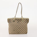 GUCCI GG Canvas Tote Bag 4 Set Beige Auth 178852-9