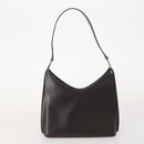 GUCCI Bamboo Shoulder Bag Leather Suede 3 Set 2way Black Dark Brown Auth 178853-3