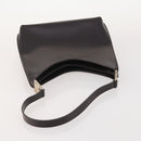 GUCCI Bamboo Shoulder Bag Leather Suede 3 Set 2way Black Dark Brown Auth 178853-5
