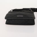 GUCCI GG Canvas Schoudertas 4-delige Set Zwart Beige Auth 178854-12