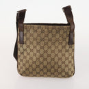 GUCCI GG Canvas Schoudertas 4-delige Set Zwart Beige Auth 178854-15