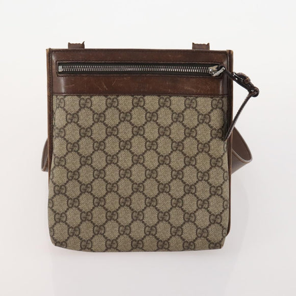 GUCCI GG Canvas Schoudertas 4-delige Set Zwart Beige Auth 178854