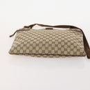 GUCCI GG Canvas Web Sherry Line Shoulder Bag PVC 4 Set Beige Auth 178855-12