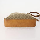 GUCCI GG Canvas Web Sherry Line Shoulder Bag PVC 4 Set Beige Auth 178855-6