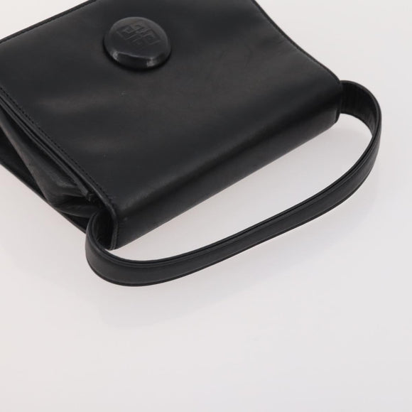 GIVENCHY Chloe Hand Bag Leather 3 Set Black Brown Auth 178857