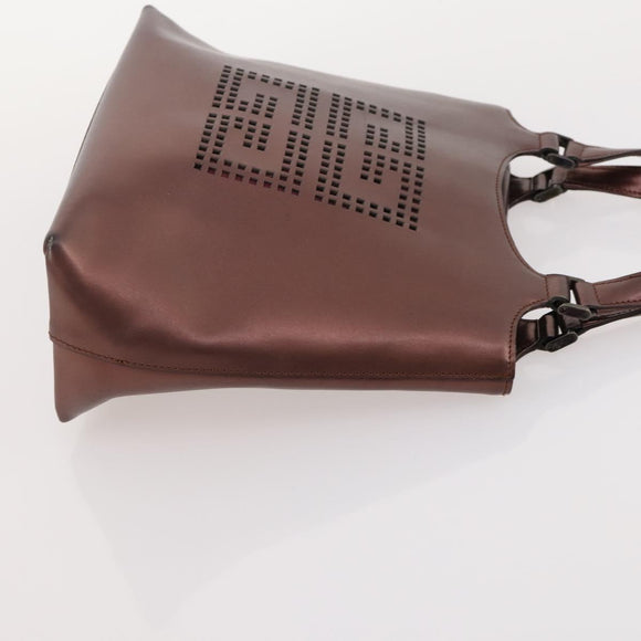 GIVENCHY Chloe Hand Bag Leather 3 Set Black Brown Auth 178857