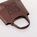 GIVENCHY Chloe Hand Bag Leather 3 Set Black Brown Auth 178857-20