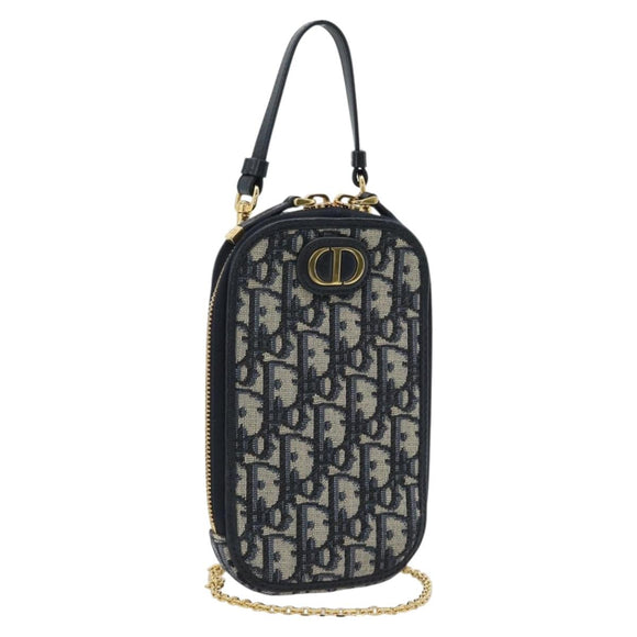 Christian Dior Trotter Canvas Phone Holder Chain Montagne 30 2way Auth 178864M