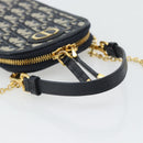 Christian Dior Trotter Canvas Phone Holder Chain Montagne 30 2way Auth 178864M-7