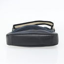 GUCCI GG Canvas Bamboo Schoudertas 2-weg Zwart Zilver 001 4095 Auth 178867-5