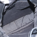 GUCCI GG Canvas Bamboo Schoudertas 2-weg Zwart Zilver 001 4095 Auth 178867-11
