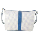 GUCCI Micro GG Supreme Shoulder Bag PVC Blue Gold Auth 178868-2