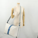 GUCCI Micro GG Supreme Shoulder Bag PVC Blue Gold Auth 178868-23