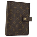 LOUIS VUITTON Monogram Agenda MM Day Planner Cover R20105 LV Auth 178870-1