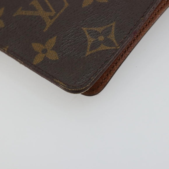 LOUIS VUITTON Monogram Agenda MM Day Planner Cover R20105 LV Auth 178870