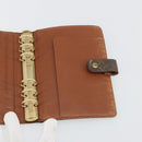 LOUIS VUITTON Monogram Agenda MM Day Planner Cover R20105 LV Auth 178870-14
