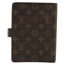LOUIS VUITTON Monogram Agenda MM Day Planner Cover R20105 LV Auth 178870-3