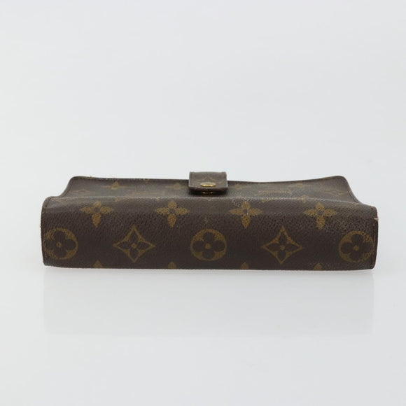 LOUIS VUITTON Monogram Agenda MM Day Planner Cover R20105 LV Auth 178870