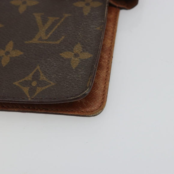 LOUIS VUITTON Monogram Agenda MM Day Planner Cover R20105 LV Auth 178870