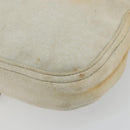 FENDI Mamma Baguette Shoulder Bag Cotton Gray Silver Auth 178871-12