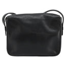 CELINE Shoulder Bag Leather Black Gold Auth 178878A-3