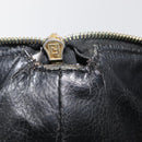 FENDI Zucca Canvas Accessory Pouch Black Brown Auth 178882-12